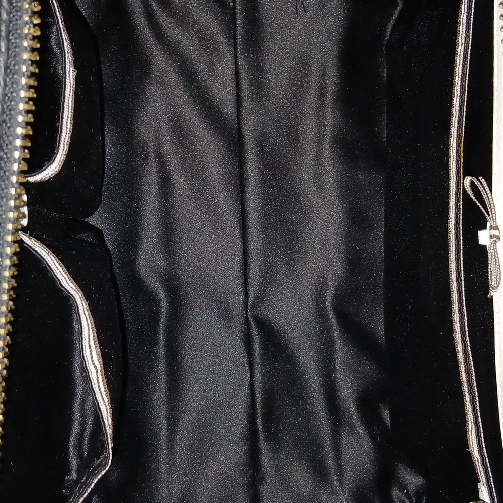 Henri Bendel Rare Tricolor Black, Orange, and Gray Large Tote - Picture 12 of 13